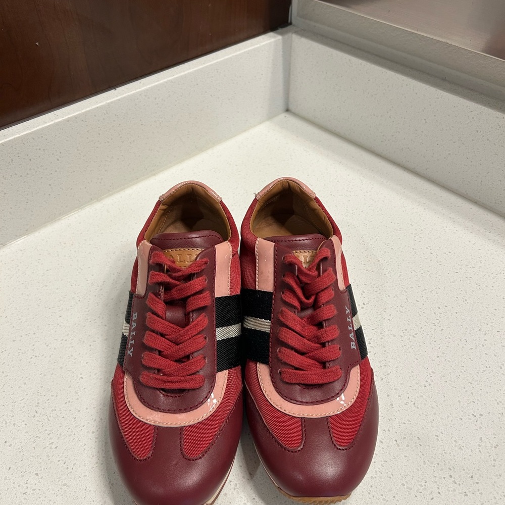Bally Red and Pink Women's Sneakers